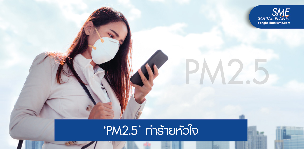 เมื่อหัวใจโดนทำร้าย เพราะฝุ่น PM 2.5