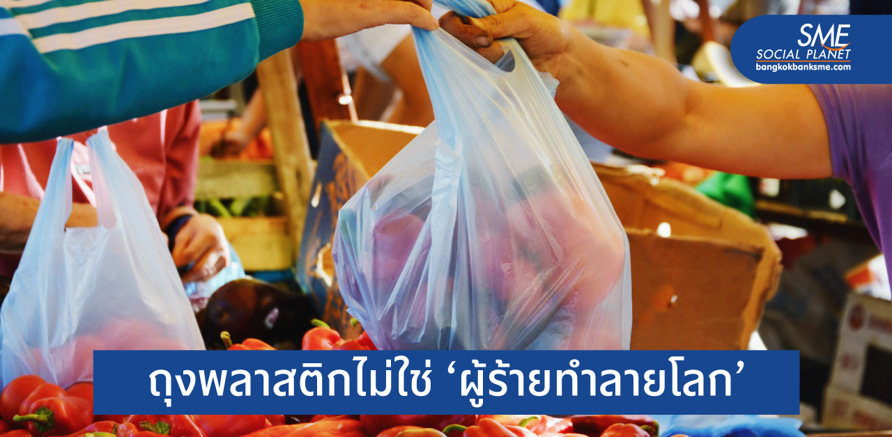 ถุงกระดาษ–ถุงผ้าทำร้ายโลกมากกว่าพลาสติก