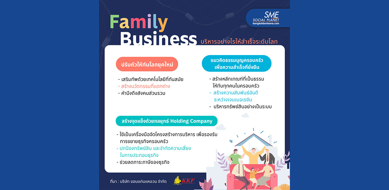 ธุรกิจครอบครัว หรือ Family Business