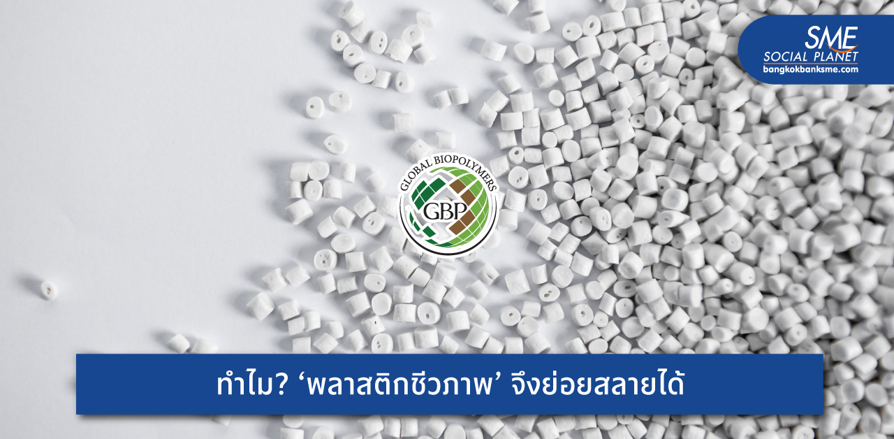 Save The World ‘โกลบอล ไบโอพอลิเมอร์’ ผู้ผลิต Bioplastic พลาสติกทางเลือก ย่อยสลายได้