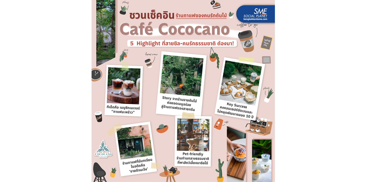 5 ไฮไลท์ ‘Cafe Cococano’ ที่สายชิล - คนรักธรรมชาติ ต้องมา!