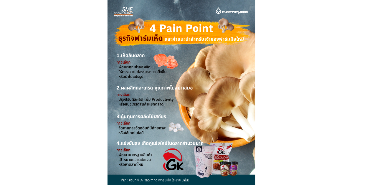 4 Pain Point ธุรกิจฟาร์มเห็ด และคำแนะนำสำหรับเจ้าของฟาร์มมือใหม่