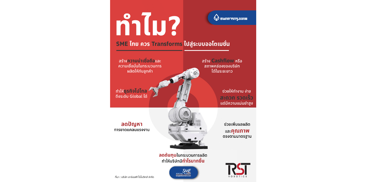 ทำไม? SME ไทย ควร Transforms ไปสู่ระบบออโตเมชั่น