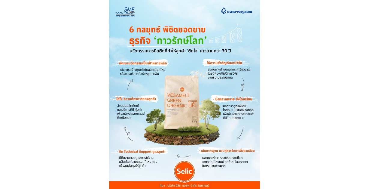 6 กลยุทธ์ พิชิตยอดขาย ธุรกิจ ‘กาวรักษ์โลก’ นวัตกรรมการยึดติดที่ทำให้ลูกค้า ‘ติดใจ’ ยาวนานกว่า 30 ปี
