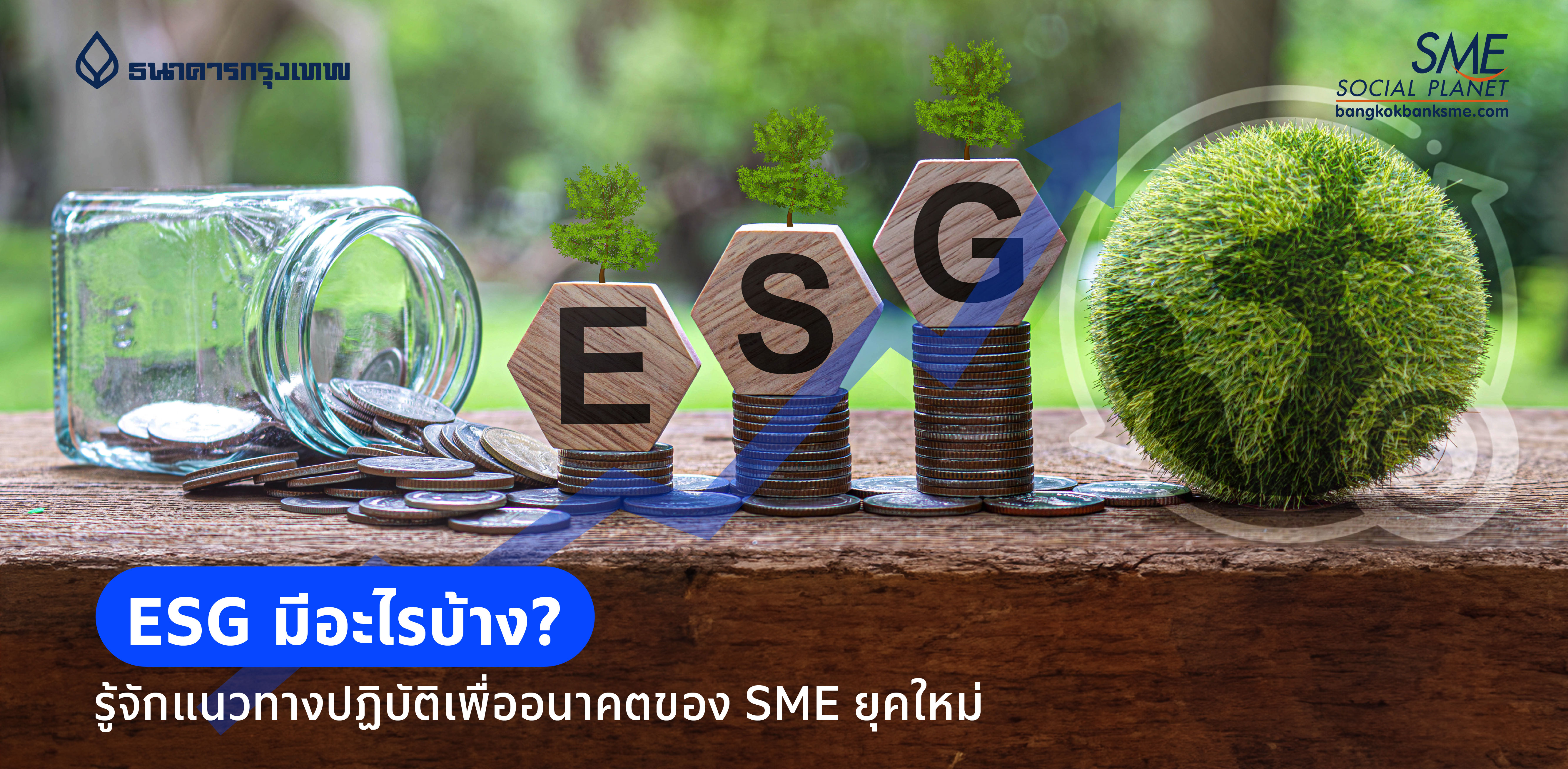 ESG มีอะไรบ้าง? รู้จักแนวทางปฏิบัติเพื่ออนาคตของ SME ยุคใหม่