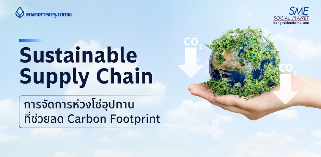 Sustainable Supply Chain: การจัดการห่วงโซ่อุปทานที่ช่วยลด Carbon Footprint