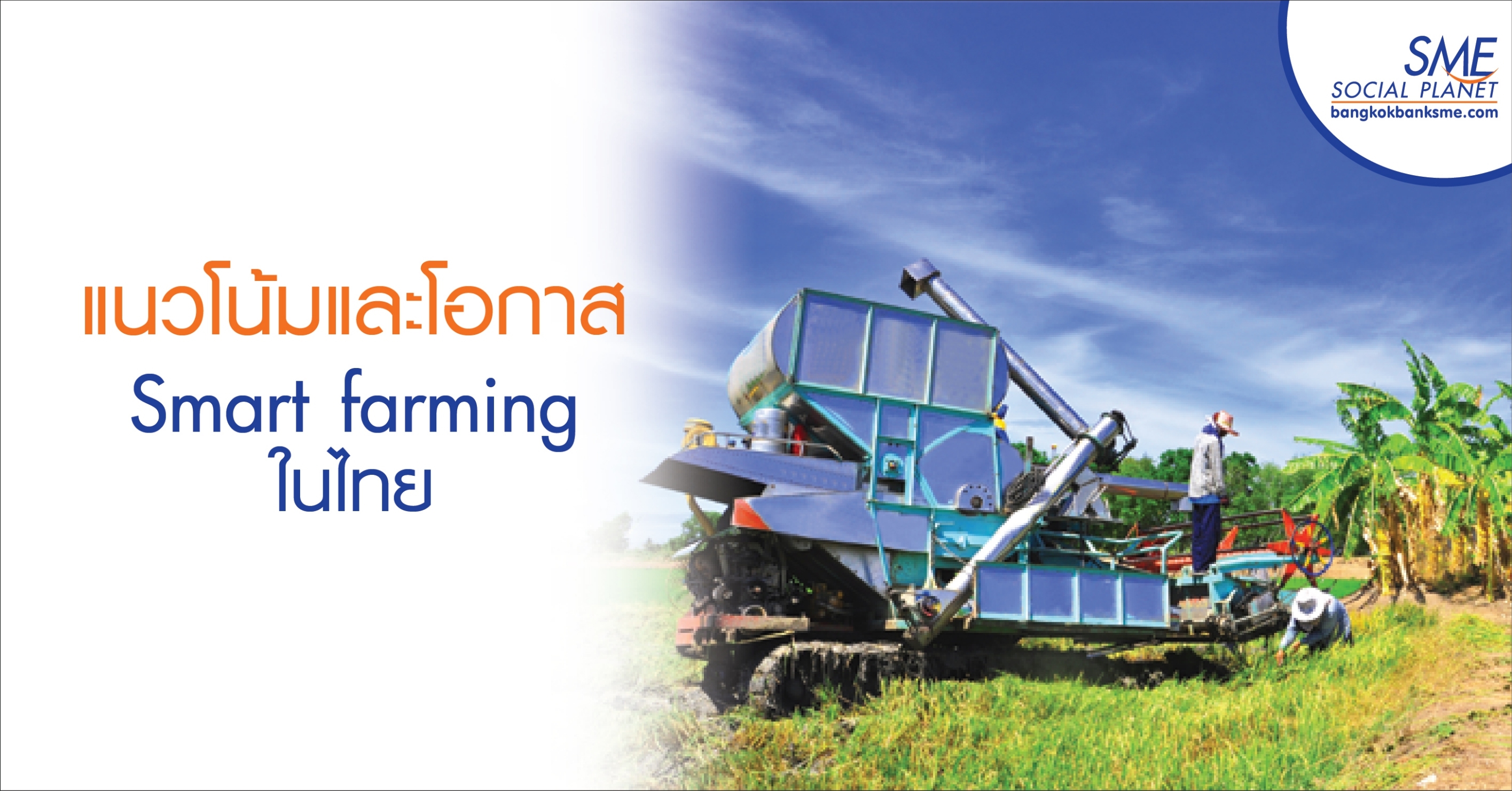 แนวโน้มและโอกาส Smart farming ในไทย
